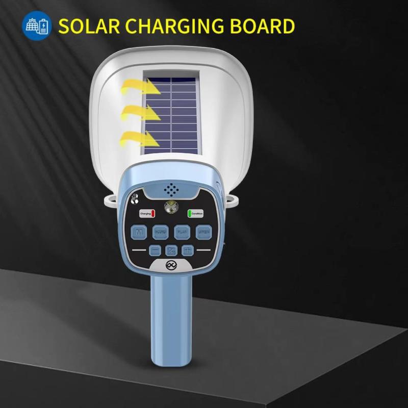 Magafono Con Carga Solar Bluetooth Radio Usb Portatil