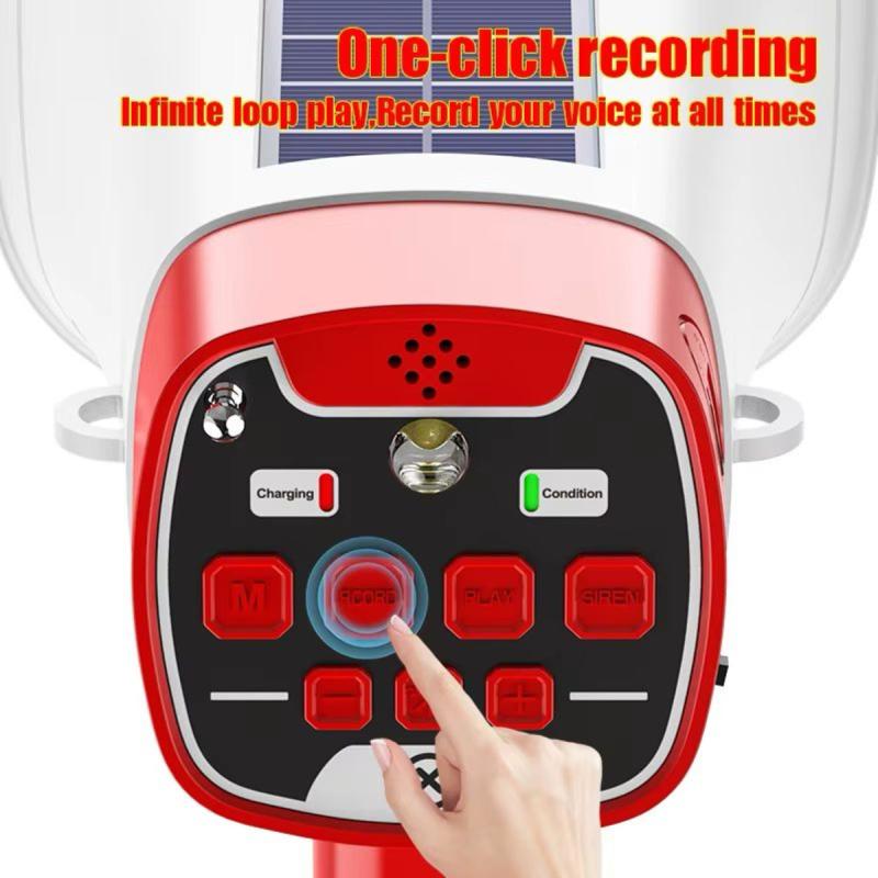 Magafono Con Carga Solar Bluetooth Radio Usb Portatil