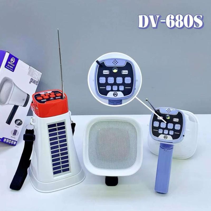 Magafono Con Carga Solar Bluetooth Radio Usb Portatil