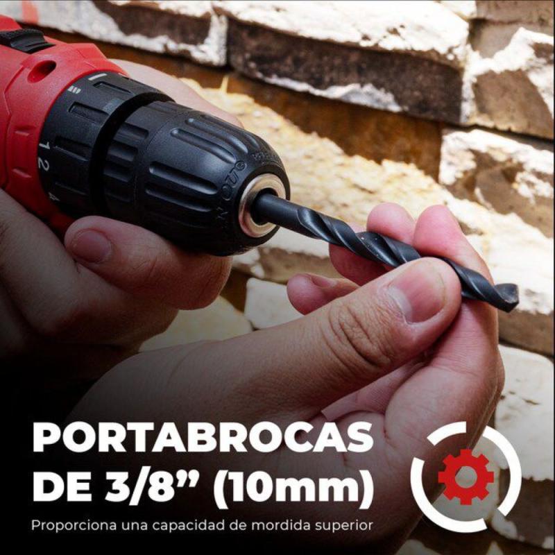 Taladro Percutor Inalambrico Energizer