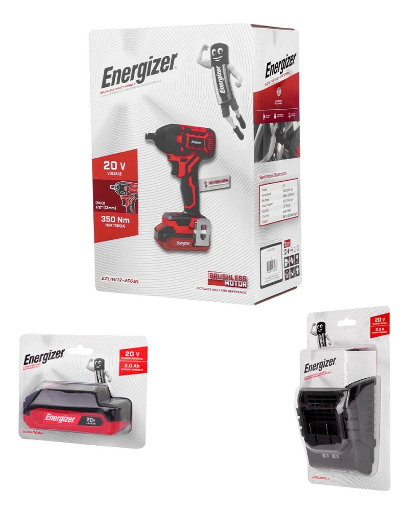 Llave de Impacto Inalámbrica 20v Energizer