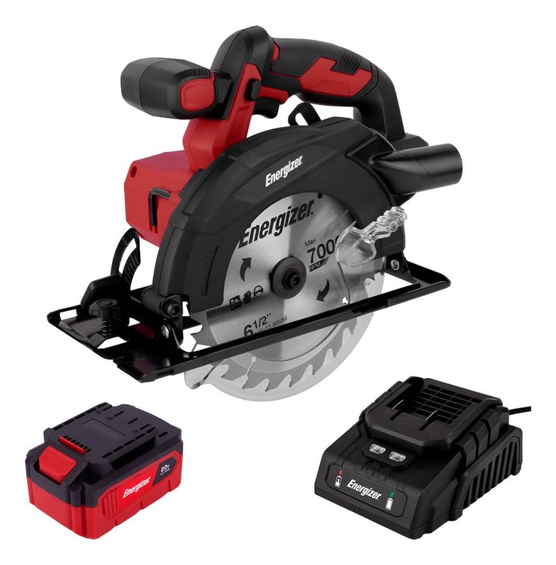 Sierra Circular Inalámbrica Energizer