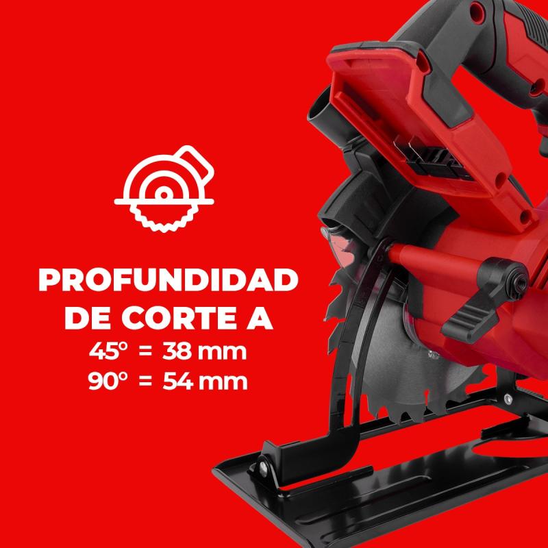 Sierra Circular Inalámbrica Energizer