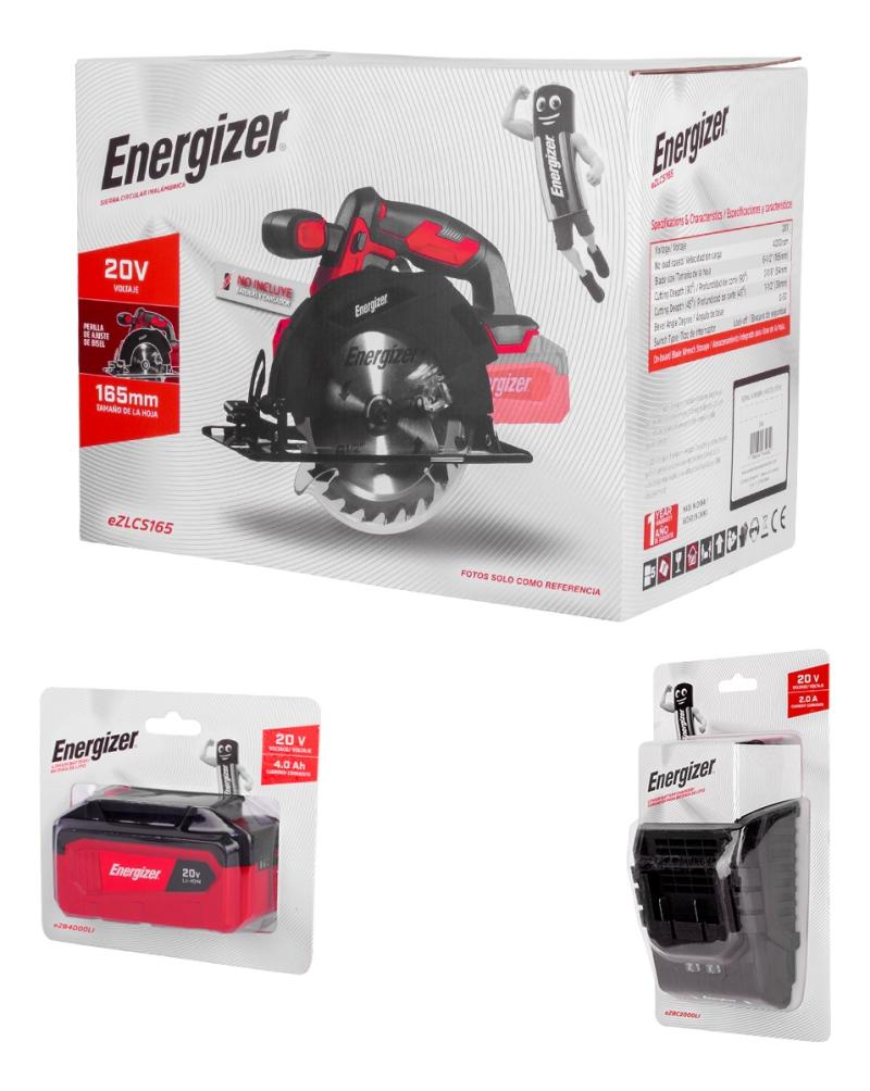 Sierra Circular Inalámbrica Energizer