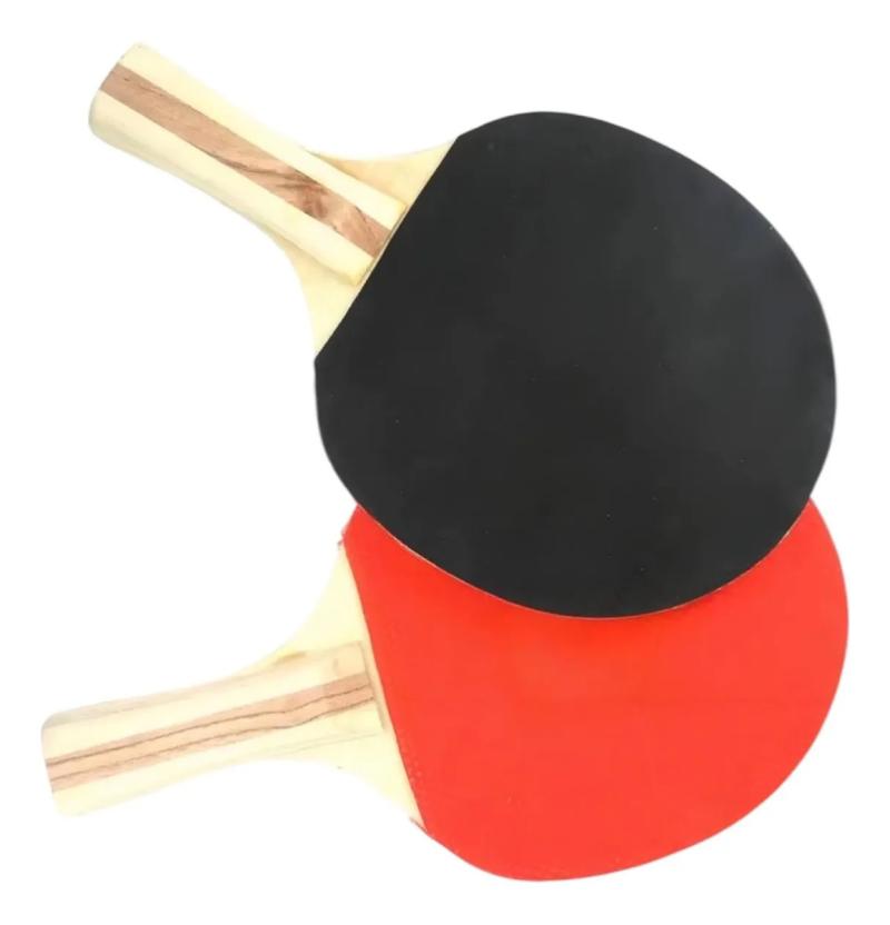 Set Ping Pong Profesional 2 Paletas 3 Pelotas Red Retráctil
