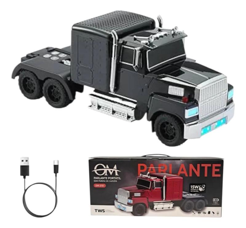 Parlante Bluetooth Retro Recargable Usb Camion