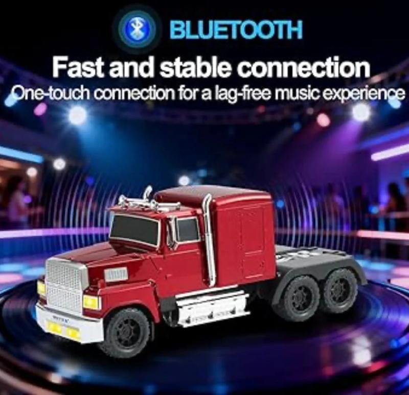 Parlante Bluetooth Retro Recargable Usb Camion