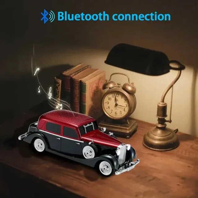 Parlante Bluetooth Sedan Retro Recargable Usb Auto