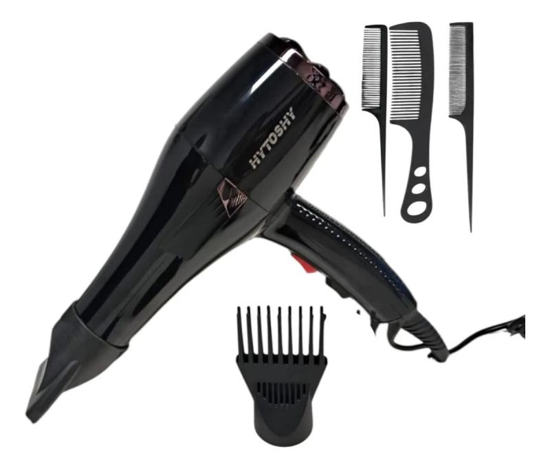 Secador De Pelo Profesional Frio Calor 2000w Negro