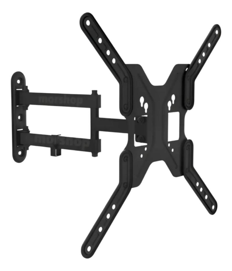 Soporte Tv Monitor Hasta 60 Pulgadas Pared Doble Brazo Om Negro