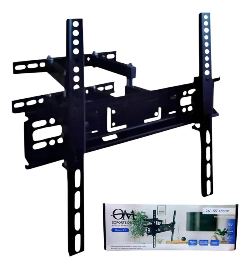 Soporte Tv Led Doble Brazo Móvil 26 A 55 Reforzado Smart Tv Negro