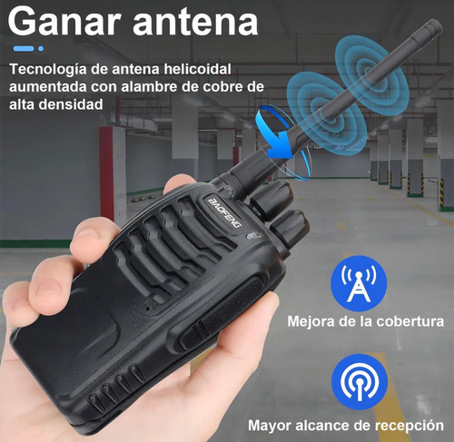 Boquitoquis Baofeng Radio Telefono Inalambrico Por Dos