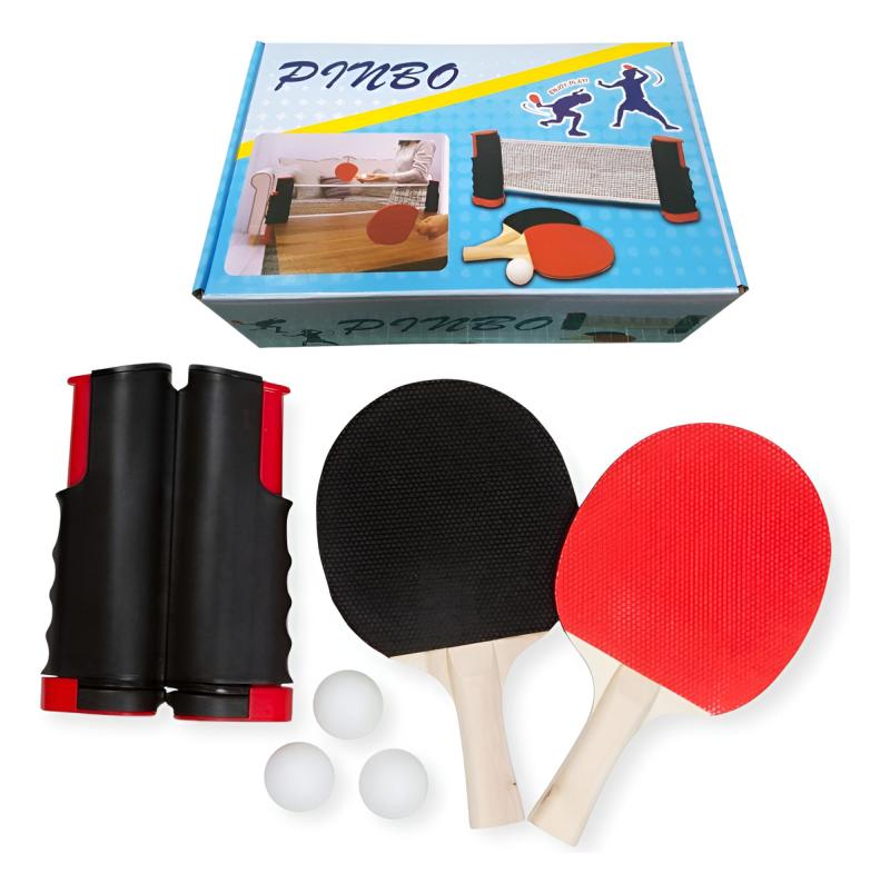 Sets Juego De Tenis De Mesa 2 Raquetas 1 Red Y 3 Pelotas