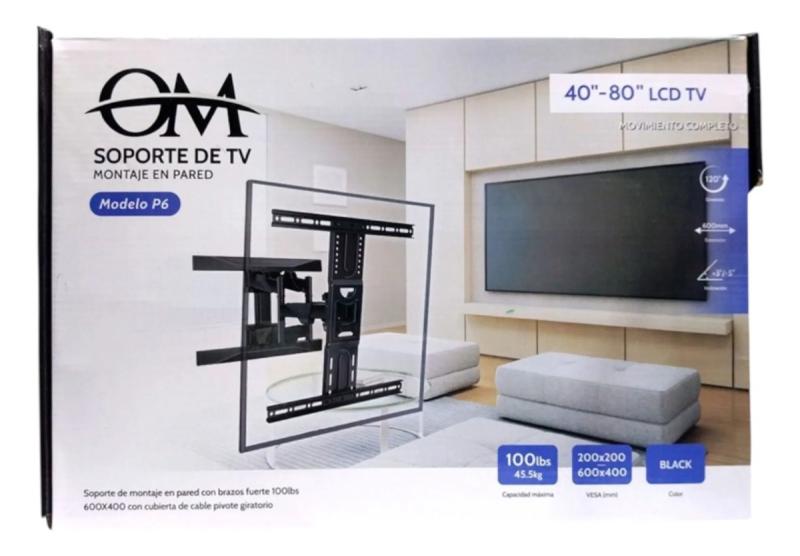 Soporte Movil Om Para 80 Modelo P6 Negro