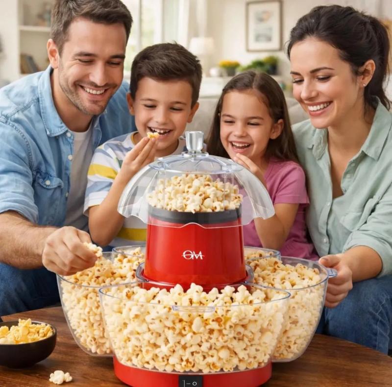 Pochoclera Eléctrica Sin Aceite Máquina De Pochoclos