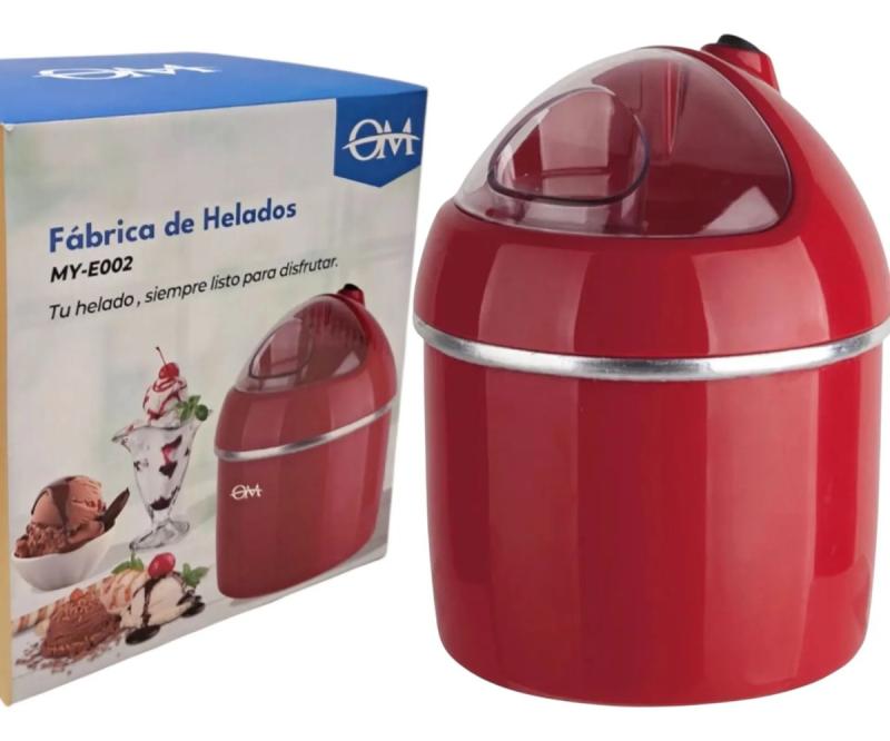 Fabrica De Helados Om Para Postres Frios Rojo 50hz