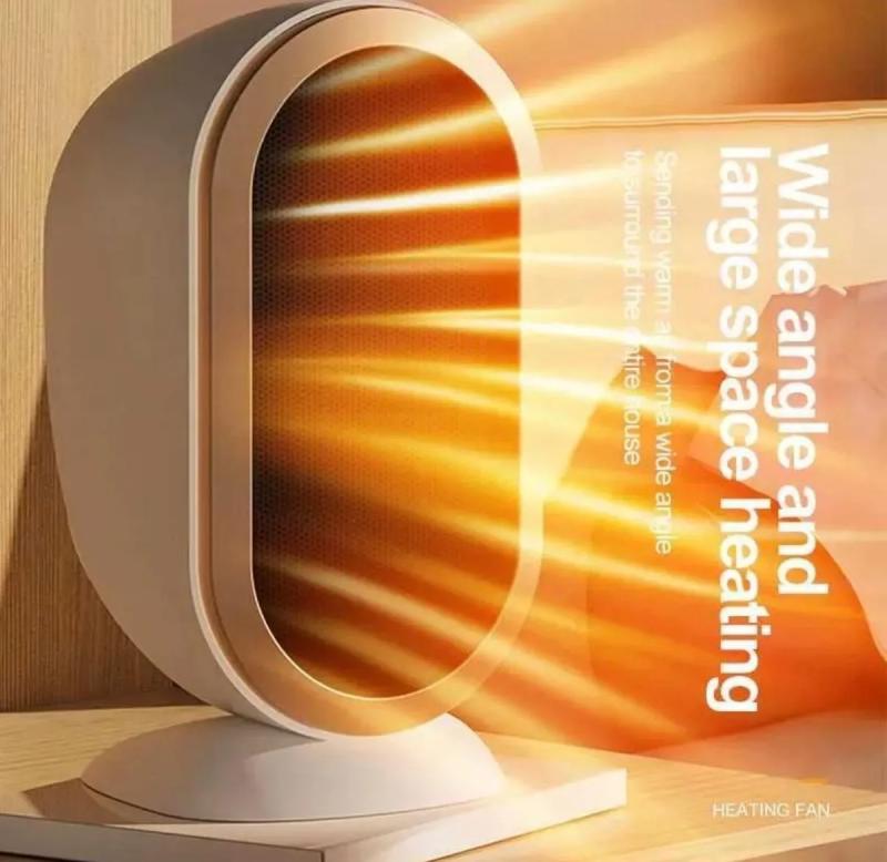 Ventilador Calefactor Eléctrico Portátil Silencioso