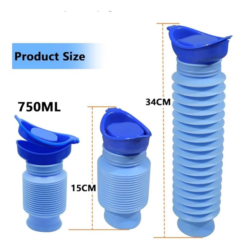 Inodoro De Bolsillo Para Urinario De Emergencia Unisex