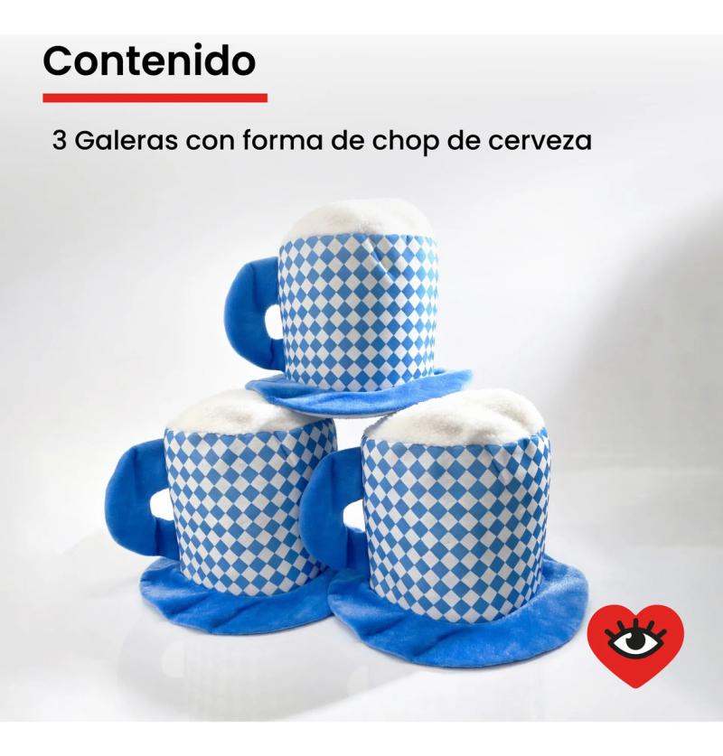 Sombrero Galera Chop Cerveza Argentina Mundial Gorro
