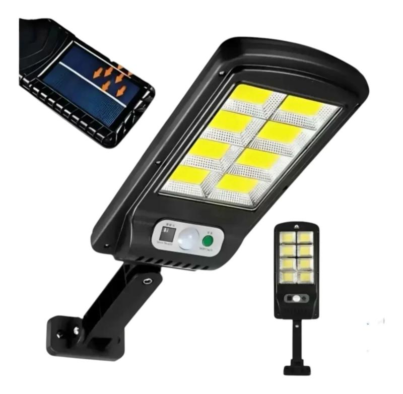 Reflector Led Solar Luminaria Sensor Movimiento 400w