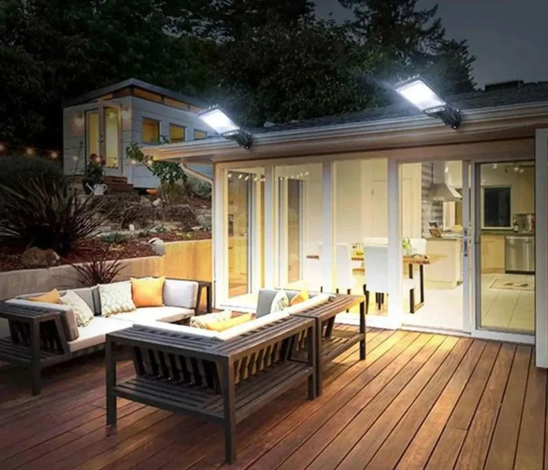 Reflector Led Solar Luminaria Sensor Movimiento 400w