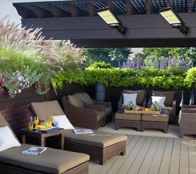 Reflector Led Solar Luminaria Sensor Movimiento 400w