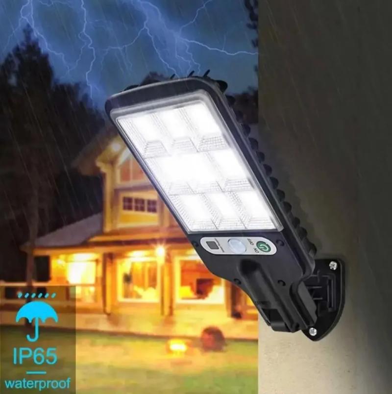 Reflector Led Solar Luminaria Sensor Movimiento 400w