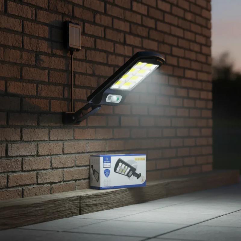 Reflector Led Solar Luminaria Sensor Movimiento 400w