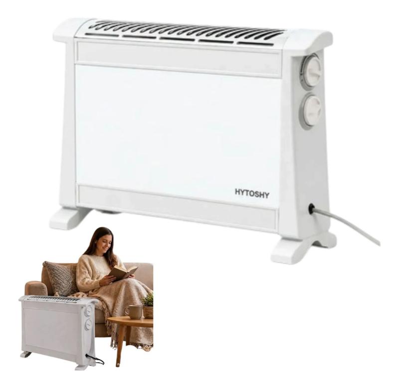 Convector Electrico 2000w Calefactor Portatil Con Termostato