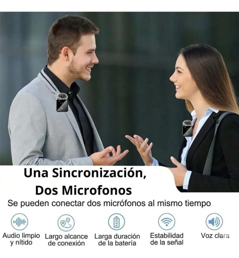 Microfono Inalambrico Corbatero X 2 Paraviento Profesional