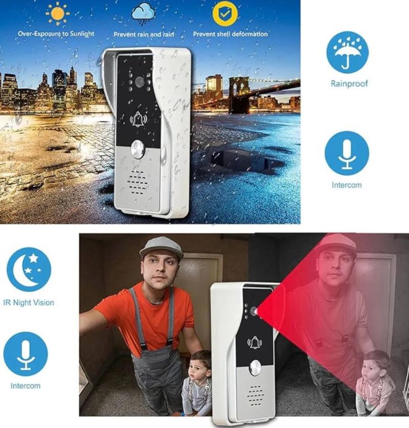 Timbre Con Camara Con Portero Visor
