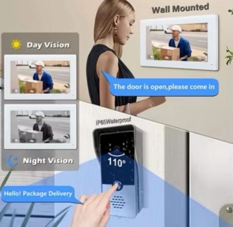 Timbre Con Camara Con Portero Visor