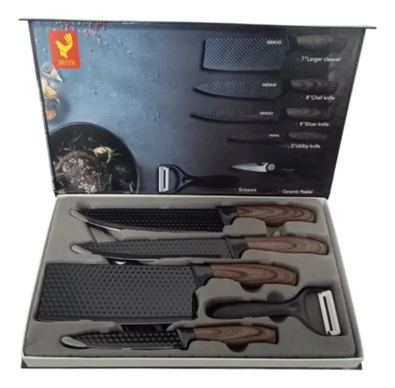 Set De Cuchillos Profesionales Para Cocina Acero Inoxidable