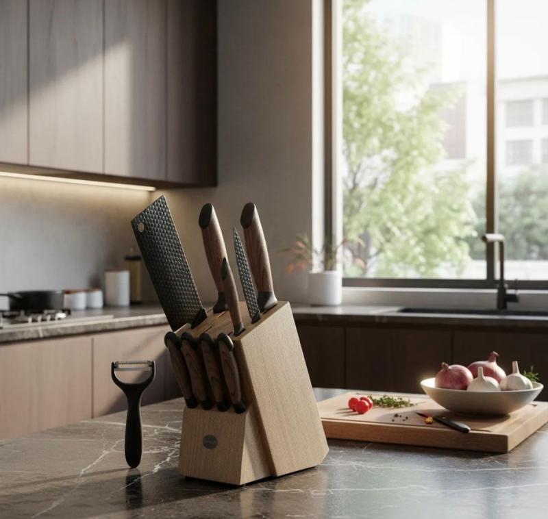 Set De Cuchillos Profesionales Para Cocina Acero Inoxidable