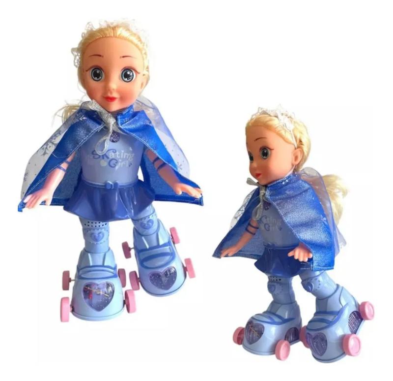 Muñeca Patinadora Luces Y Sonido Juguetes Musical