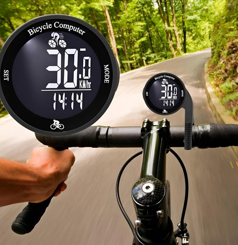 Velocimetro De Bicicleta Ciclocomputador Led Temperatura