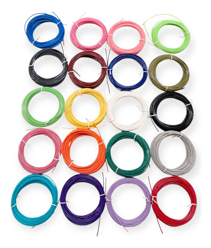 Filamento Pla Repuesto Lápiz 3d Impresora 20 Colores 10 Mts