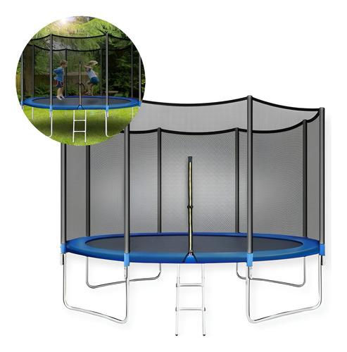 Cama Elástica Trampolín Niños Y Adultos Red Seguridad