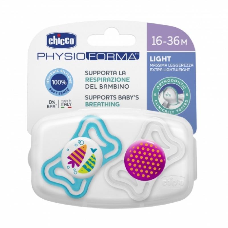 Chupete Chicco Ultra Liviano Physio Light Pack X2