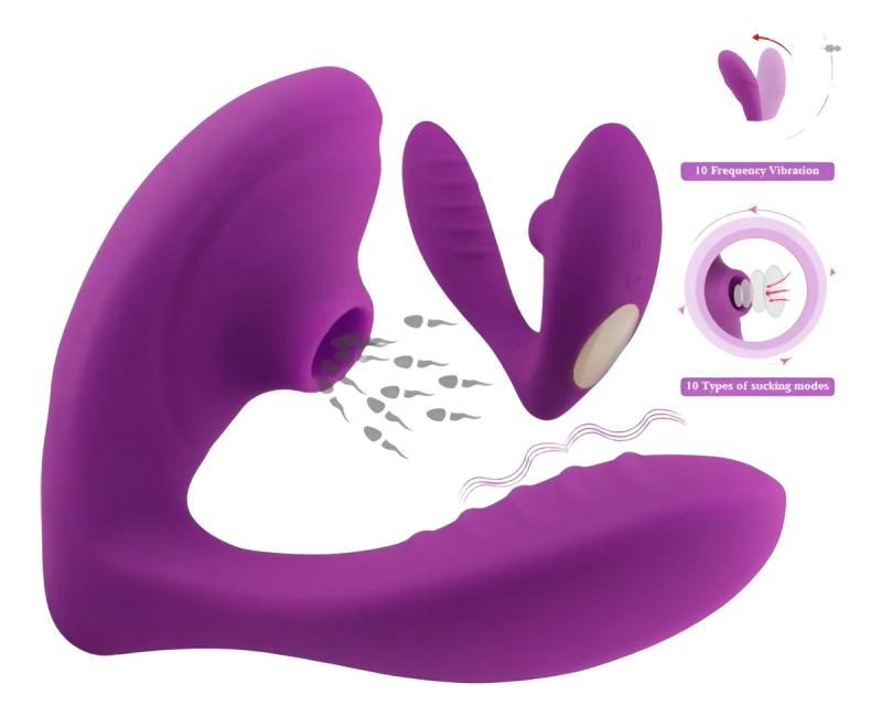 Vibrador Succionador Estimulador Clítoris Punto G Usb
