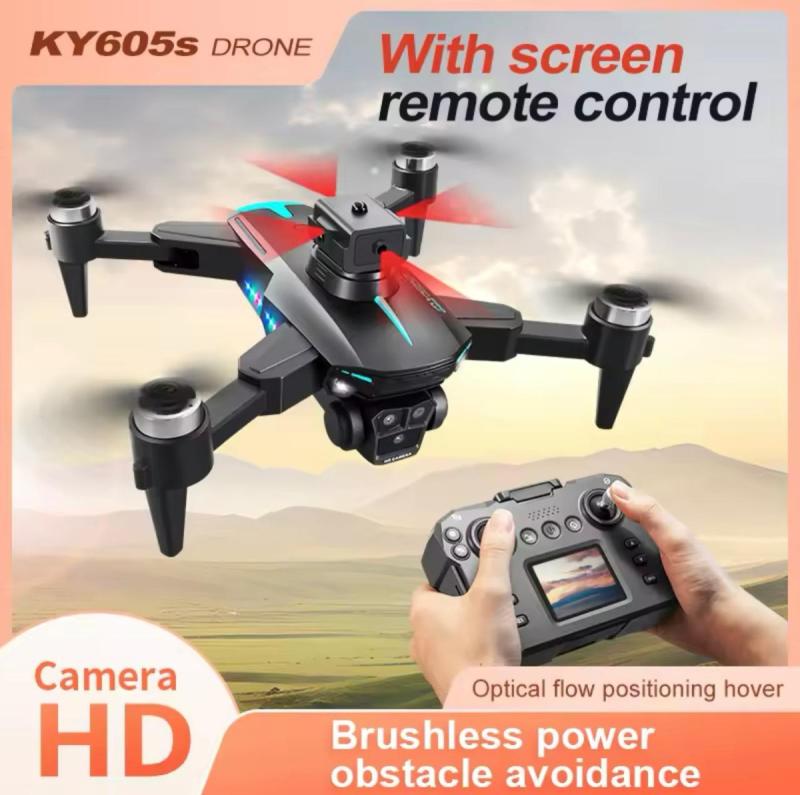 Mini Drone Plegable 2 Camaras Brazos Con Luces Wifi Control
