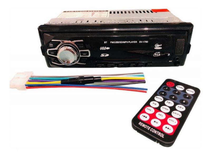 Autoestereo Usb Fm Bluetooth Desmontable C. Remoto Sv-1780