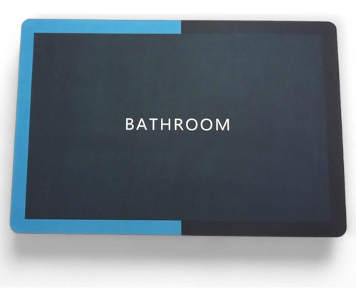 Alfombra Baño Absorvente Antideslizante De Secado Rapido