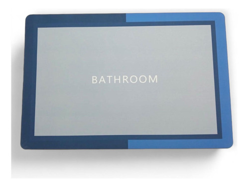 Alfombra Baño Absorvente Antideslizante De Secado Rapido