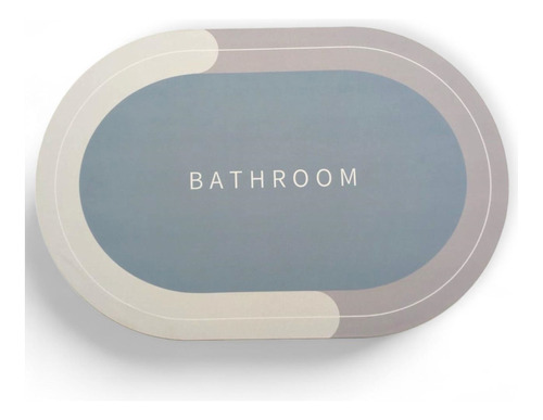 Alfombra Baño Absorvente Antideslizante De Secado Rapido