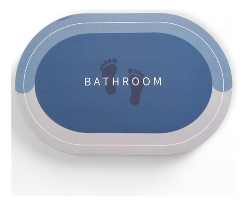 Alfombra Baño Absorvente Antideslizante De Secado Rapido