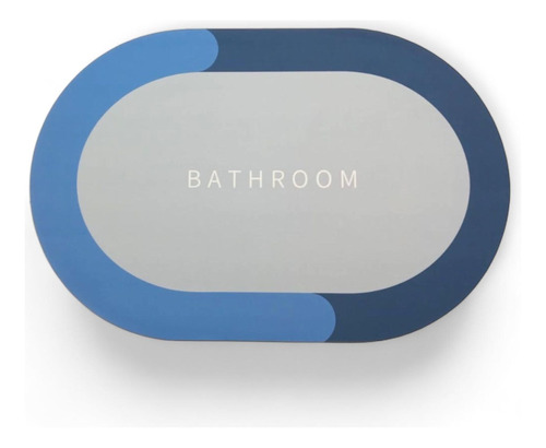 Alfombra Baño Absorvente Antideslizante De Secado Rapido