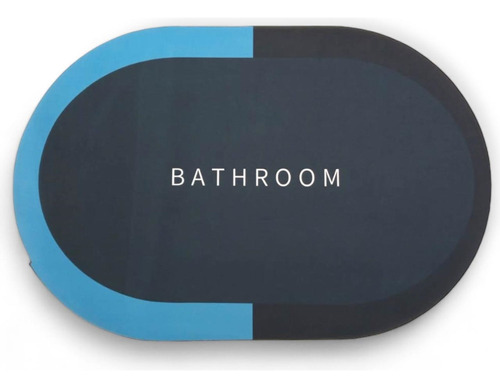 Alfombra Baño Absorvente Antideslizante De Secado Rapido