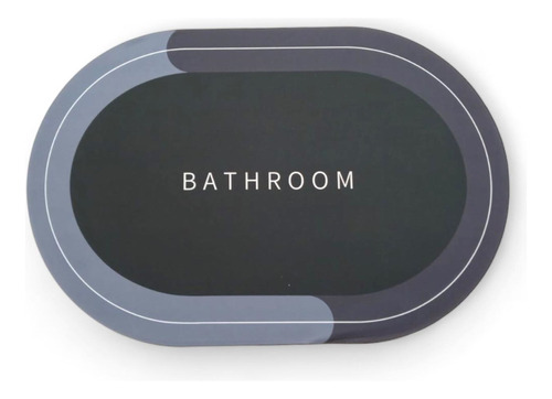 Alfombra Baño Absorvente Antideslizante De Secado Rapido