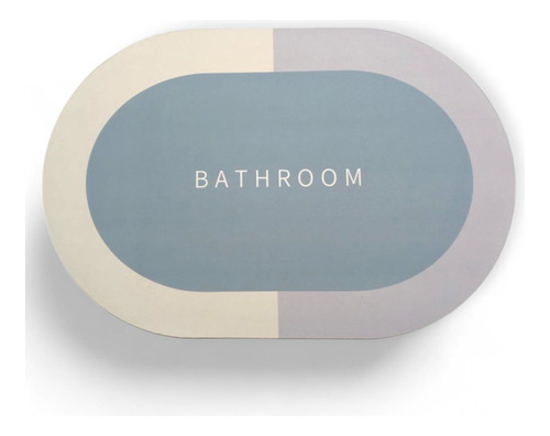 Alfombra Baño Absorvente Antideslizante De Secado Rapido